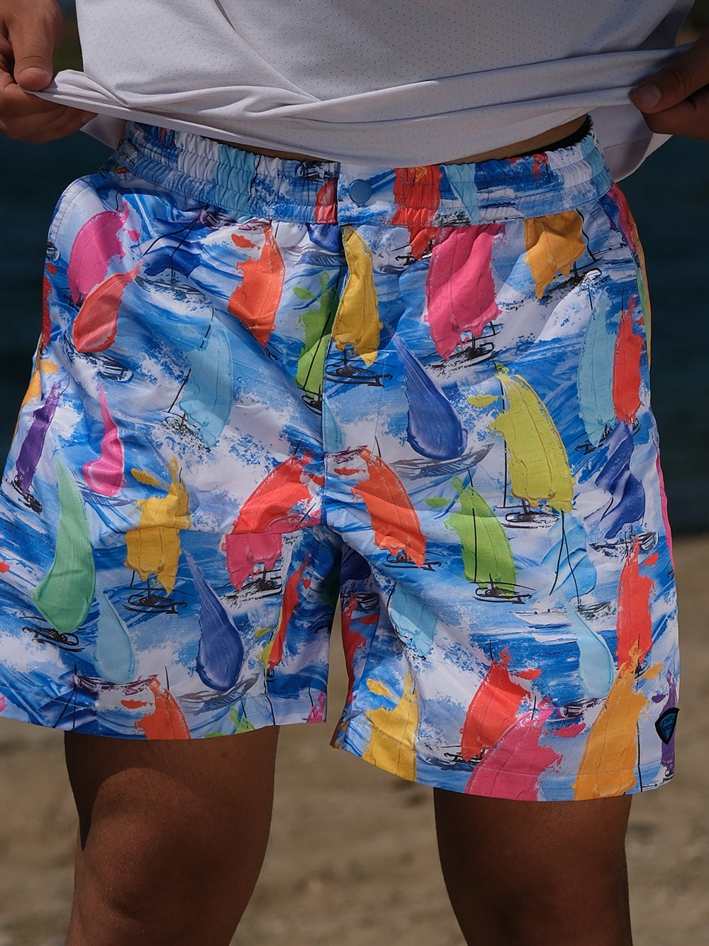 Latitude Swimsuit Shorts - Sail