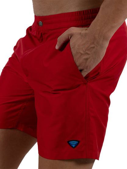 Latitude Swimsuit Shorts - Red