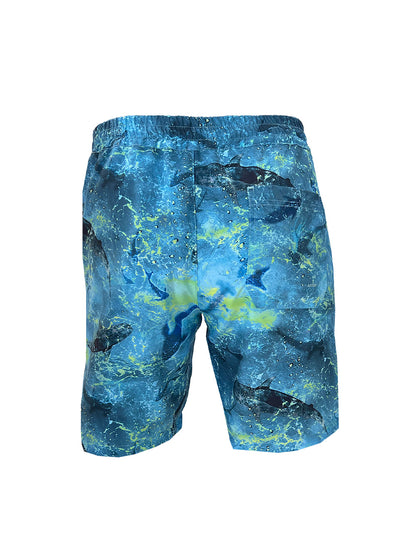 Latitude Mayo Şort - Shark Blue Lime