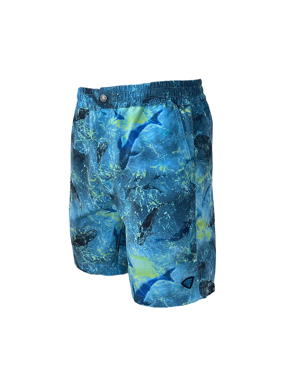 Latitude Mayo Şort - Shark Blue Lime