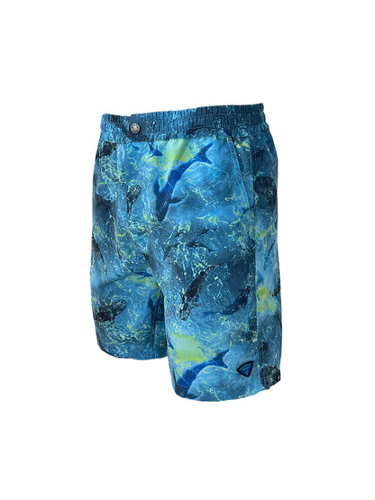 Latitude Mayo Şort - Shark Blue Lime