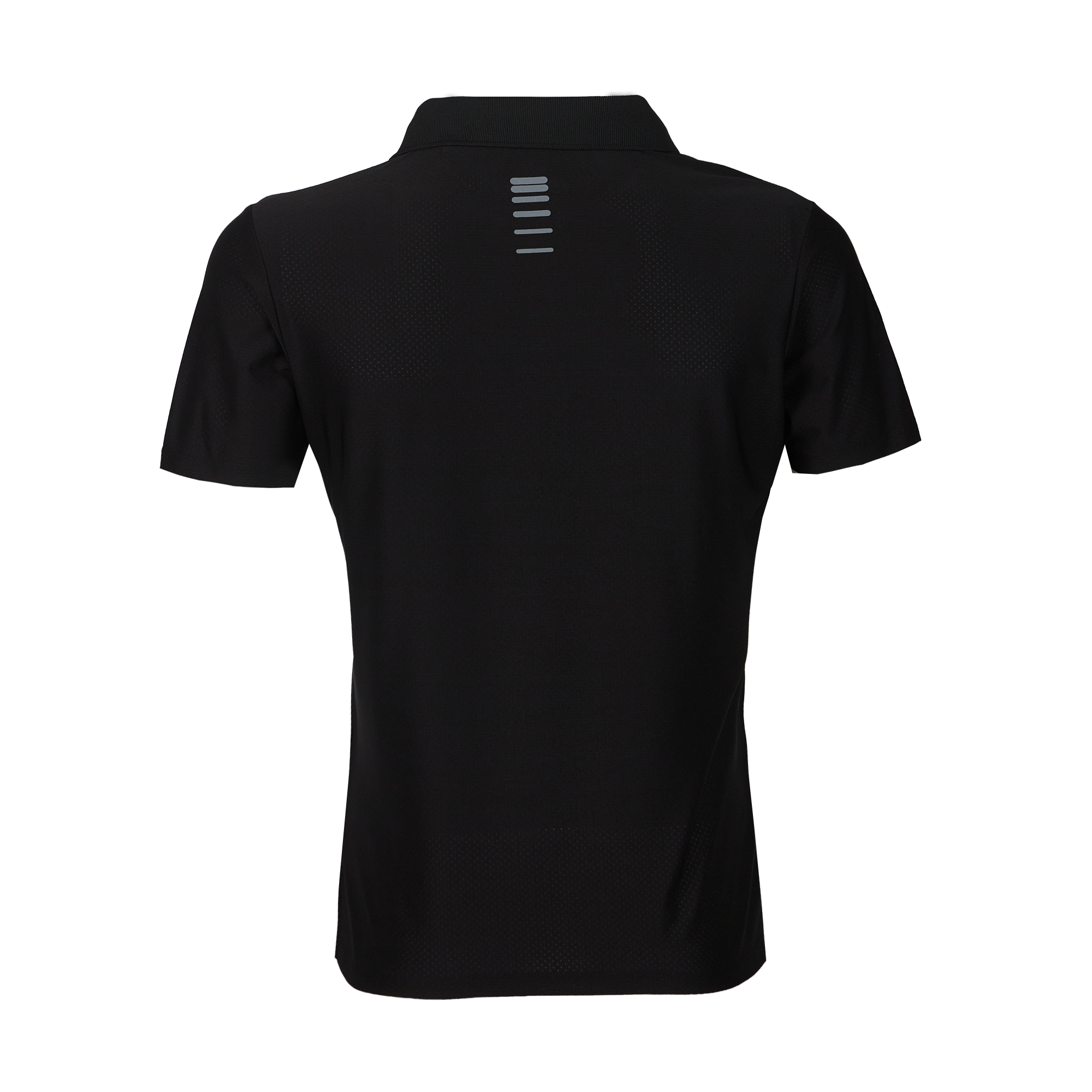 League  Short Sleeve Polo Neck Shirt - Black