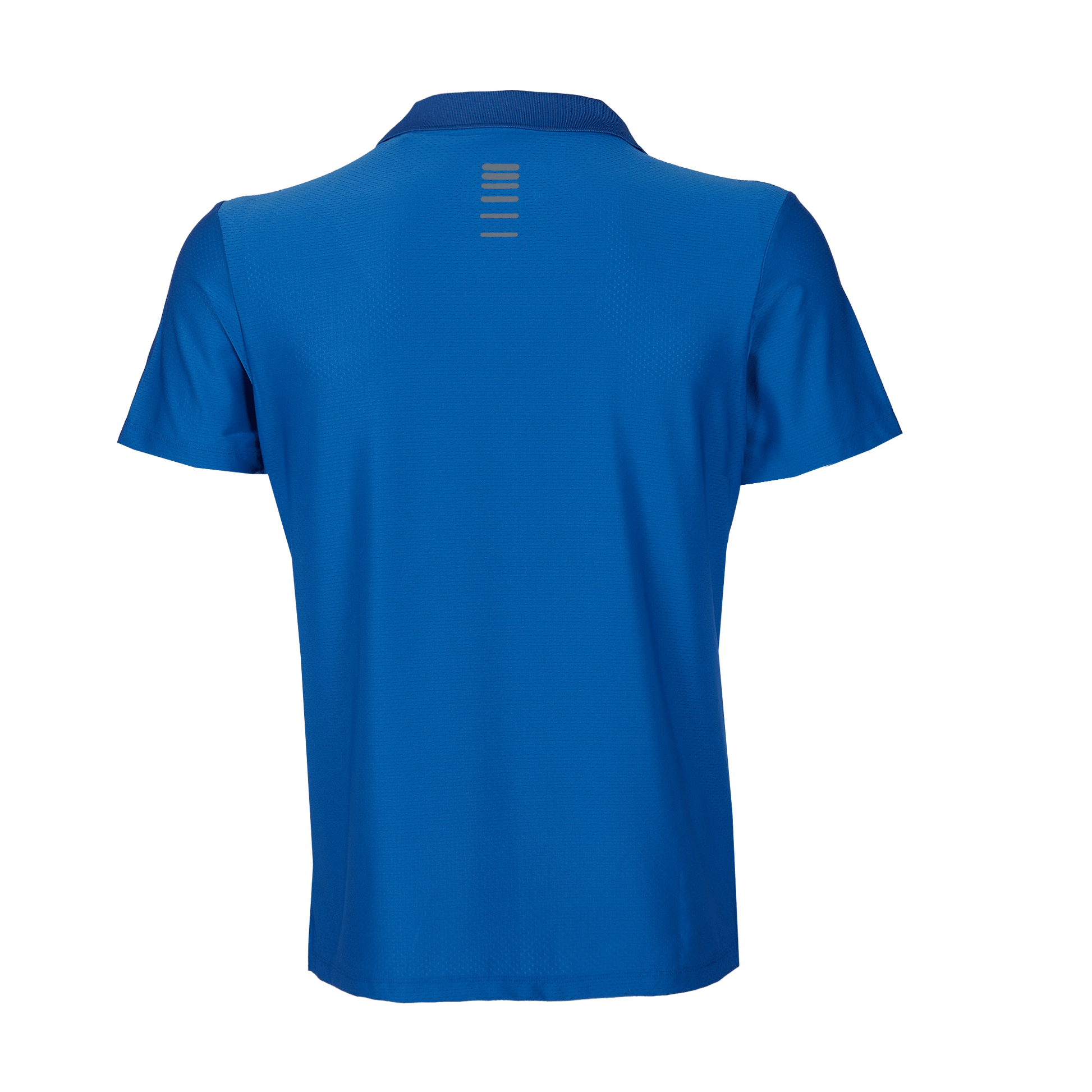 League Air Men's Short Sleeve Fisherman Sailor Blue UV Protected Polo Shirt
