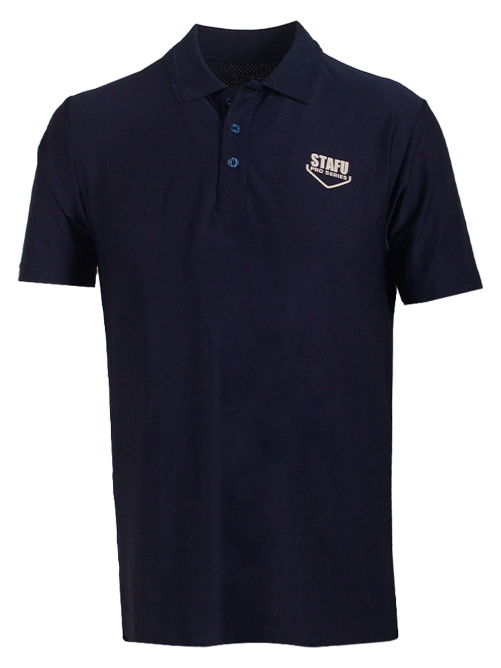 League UV Korumalı Performans Polo Yaka T-shirt - Lacivert - Stafu Pro Series