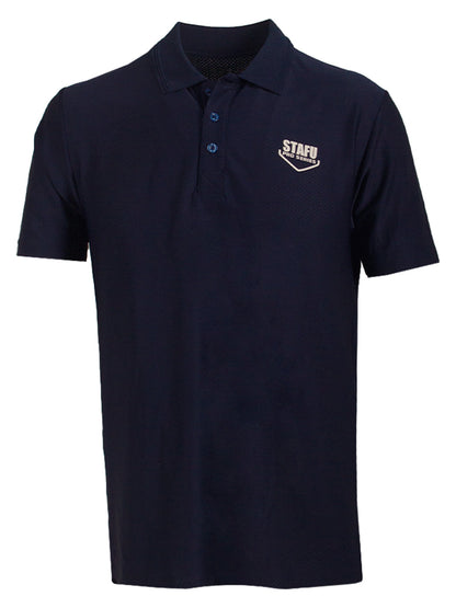 League UV Korumalı Performans Polo Yaka T-shirt - Lacivert - Stafu Pro Series