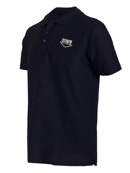 League UV Korumalı Performans Polo Yaka T-shirt - Lacivert - Stafu Pro Series