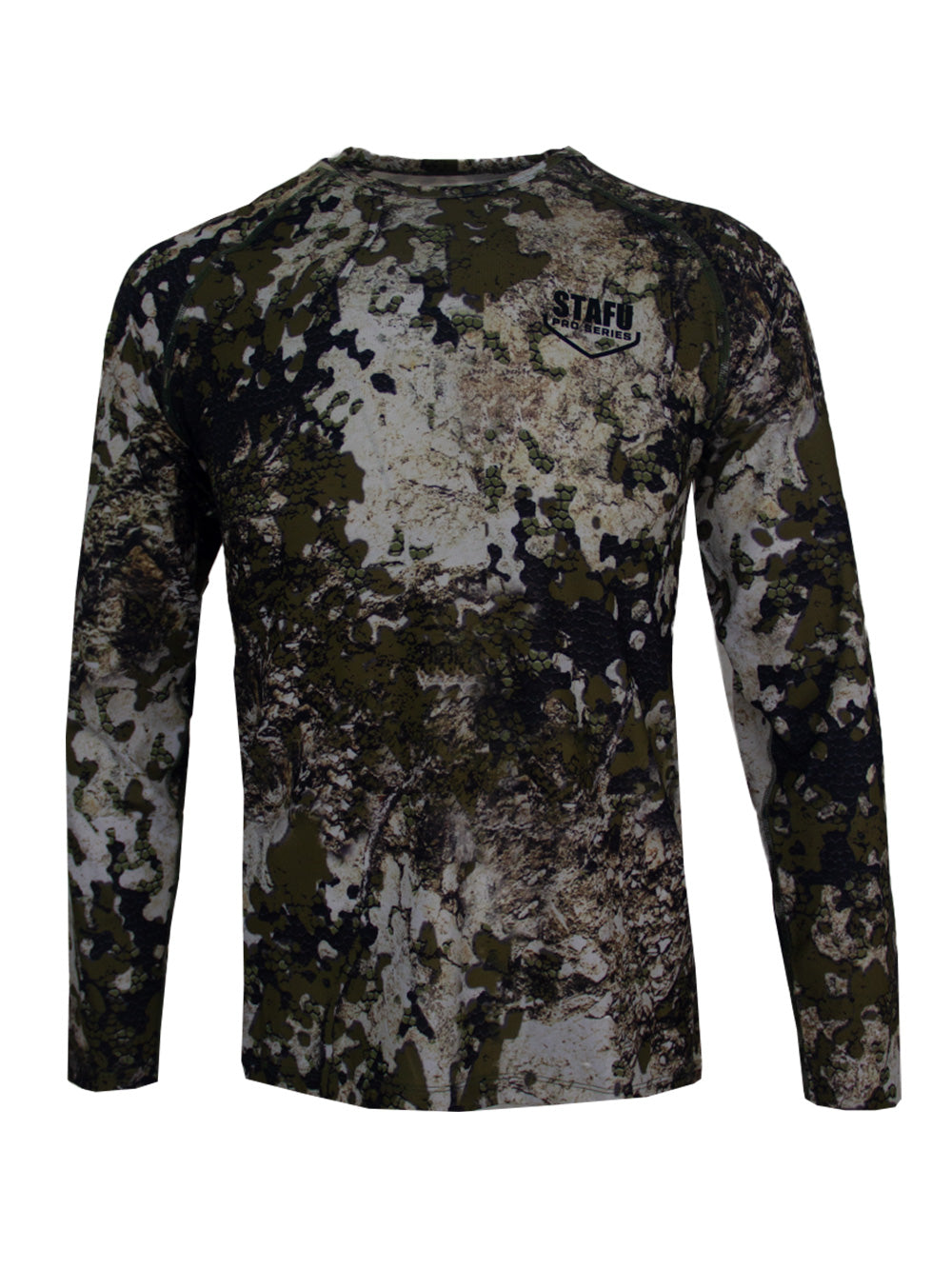 Orlok Round Neck UV Protection T-Shirt - Birch Camo