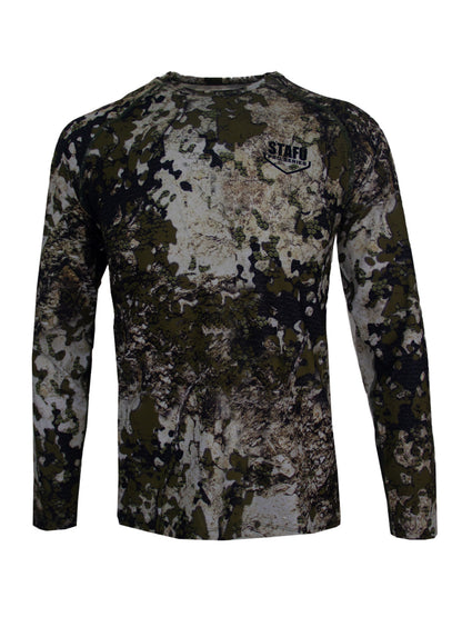 Orlok Round Neck UV Protection T-Shirt - Birch Camo