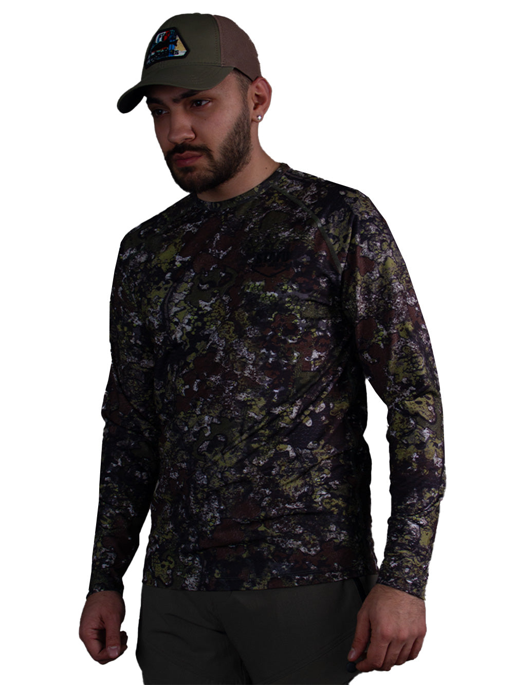 Orlok Round Neck UV Protection T-Shirt - Bushman Camo