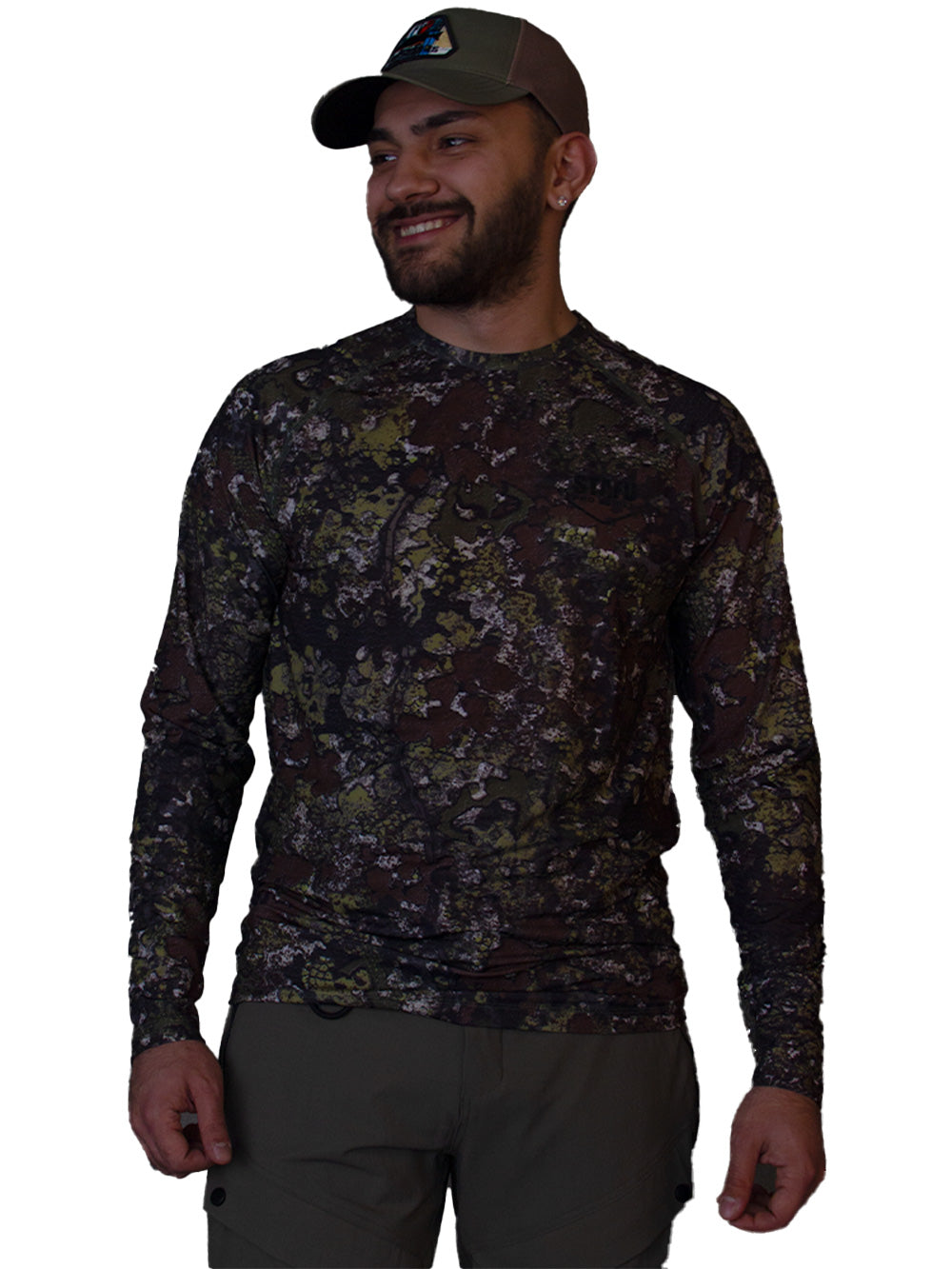 Orlok Round Neck UV Protection T-Shirt - Bushman Camo