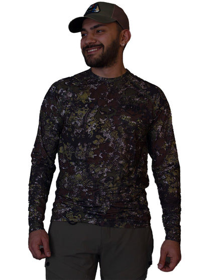 Orlok Round Neck UV Protection T-Shirt - Bushman Camo