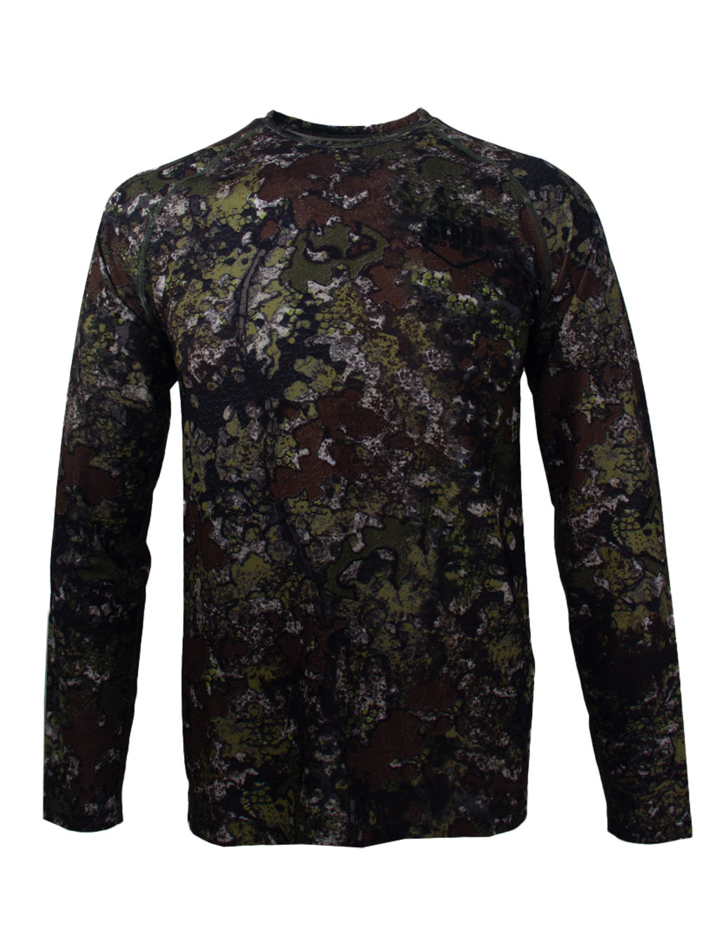 Orlok Round Neck UV Protection T-Shirt - Bushman Camo
