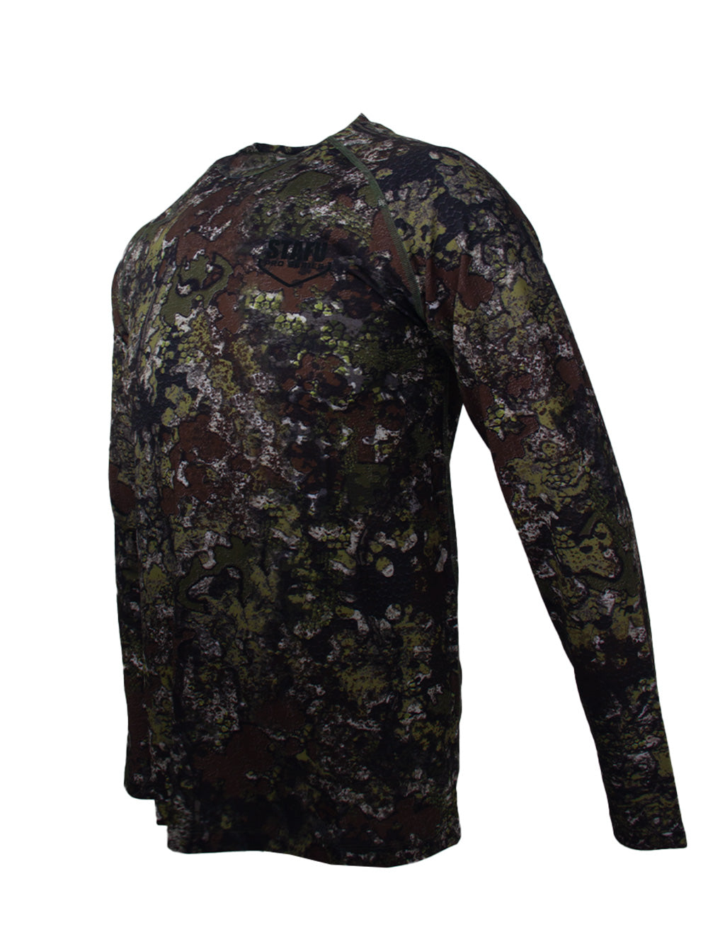 Orlok Round Neck UV Protection T-Shirt - Bushman Camo