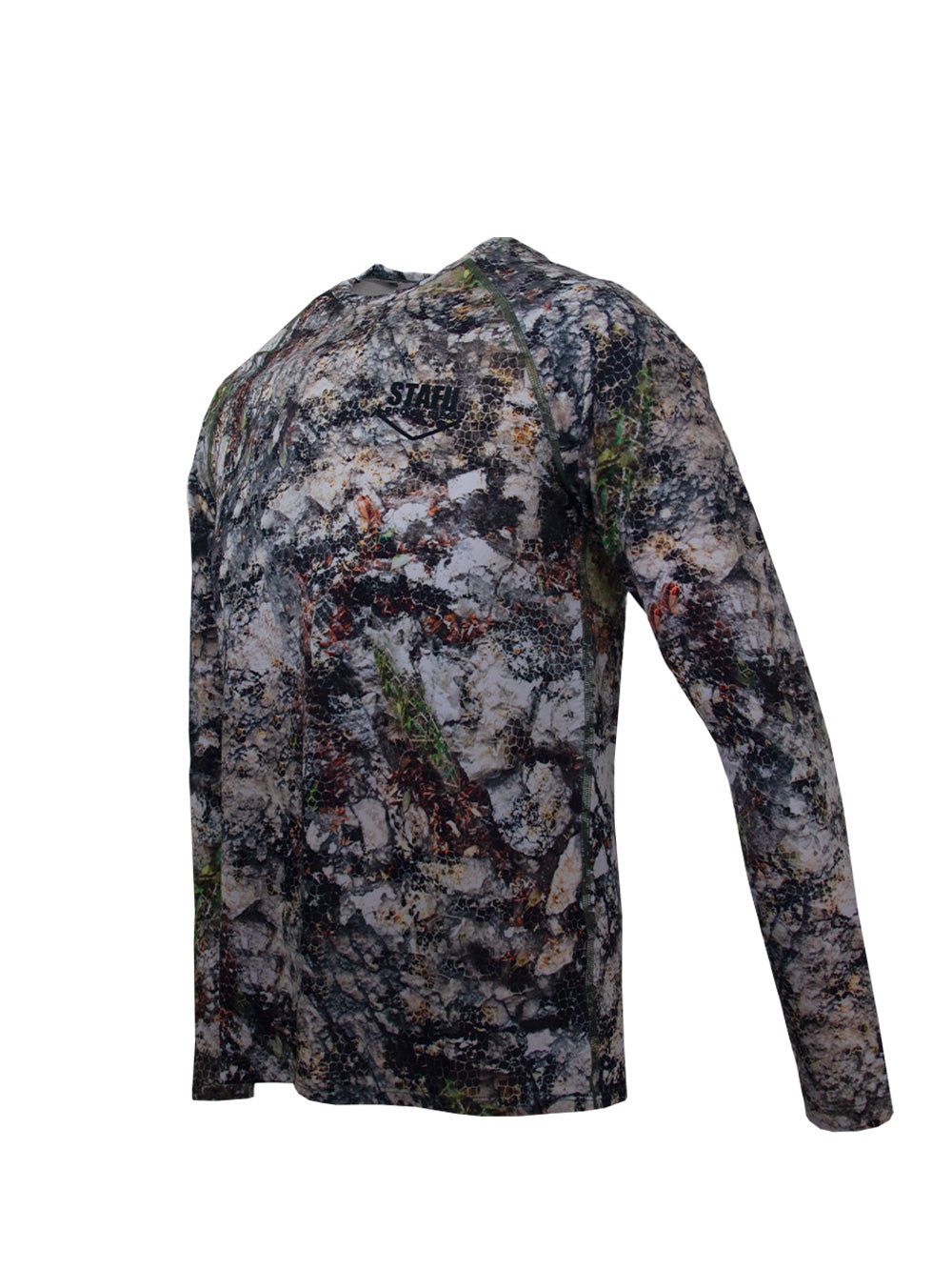 Orlok Round Neck UV Protection T-Shirt - Siberian Camo