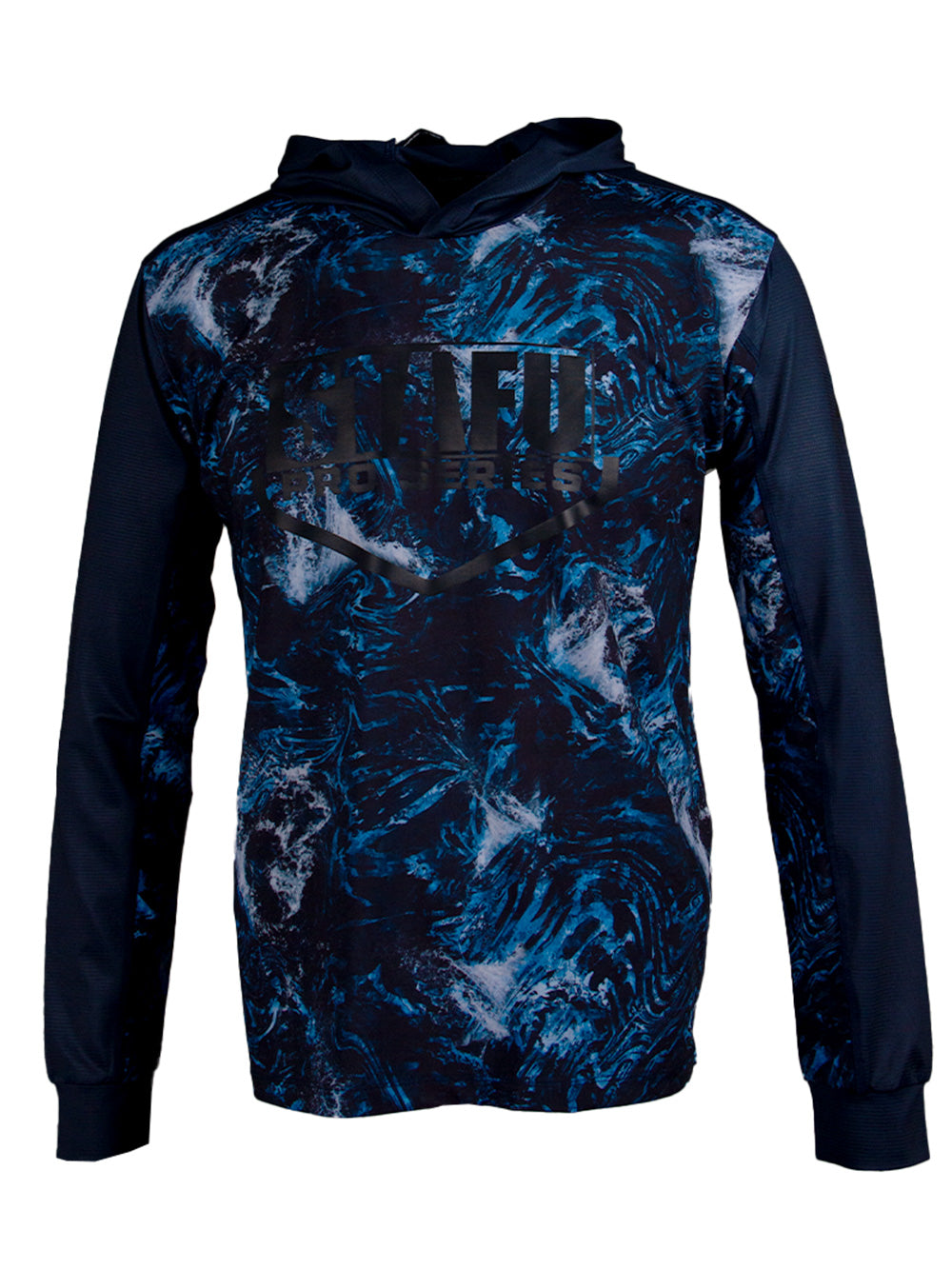 Outrigger Hooded UV Protection Performance T-Shirt - Dark Storm