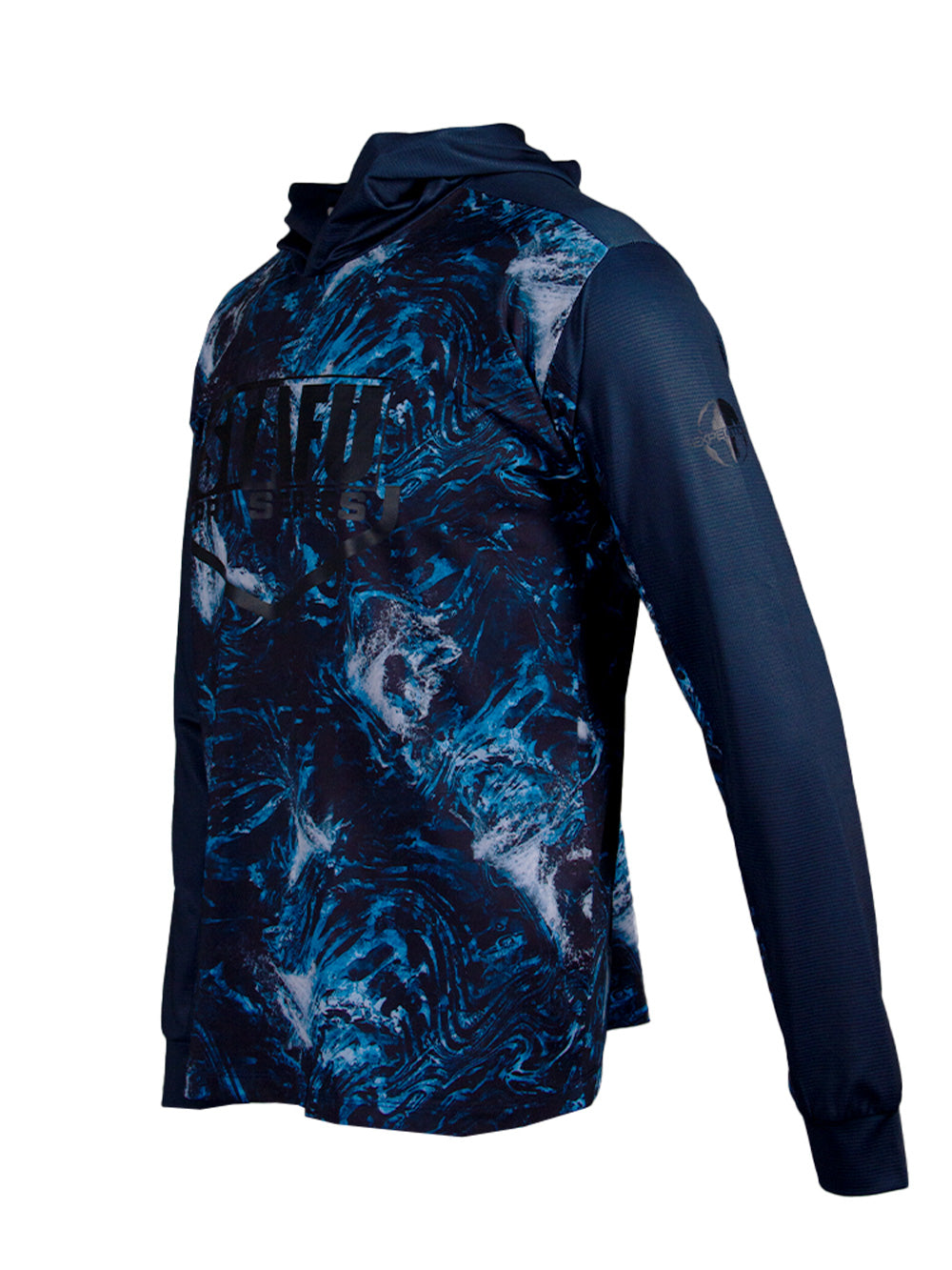 Outrigger Hooded UV Protection Performance T-Shirt - Dark Storm