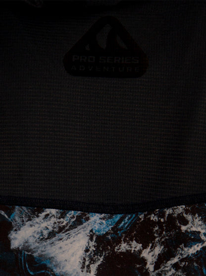 Outrigger Hooded UV Protection Performance T-Shirt - Dark Storm