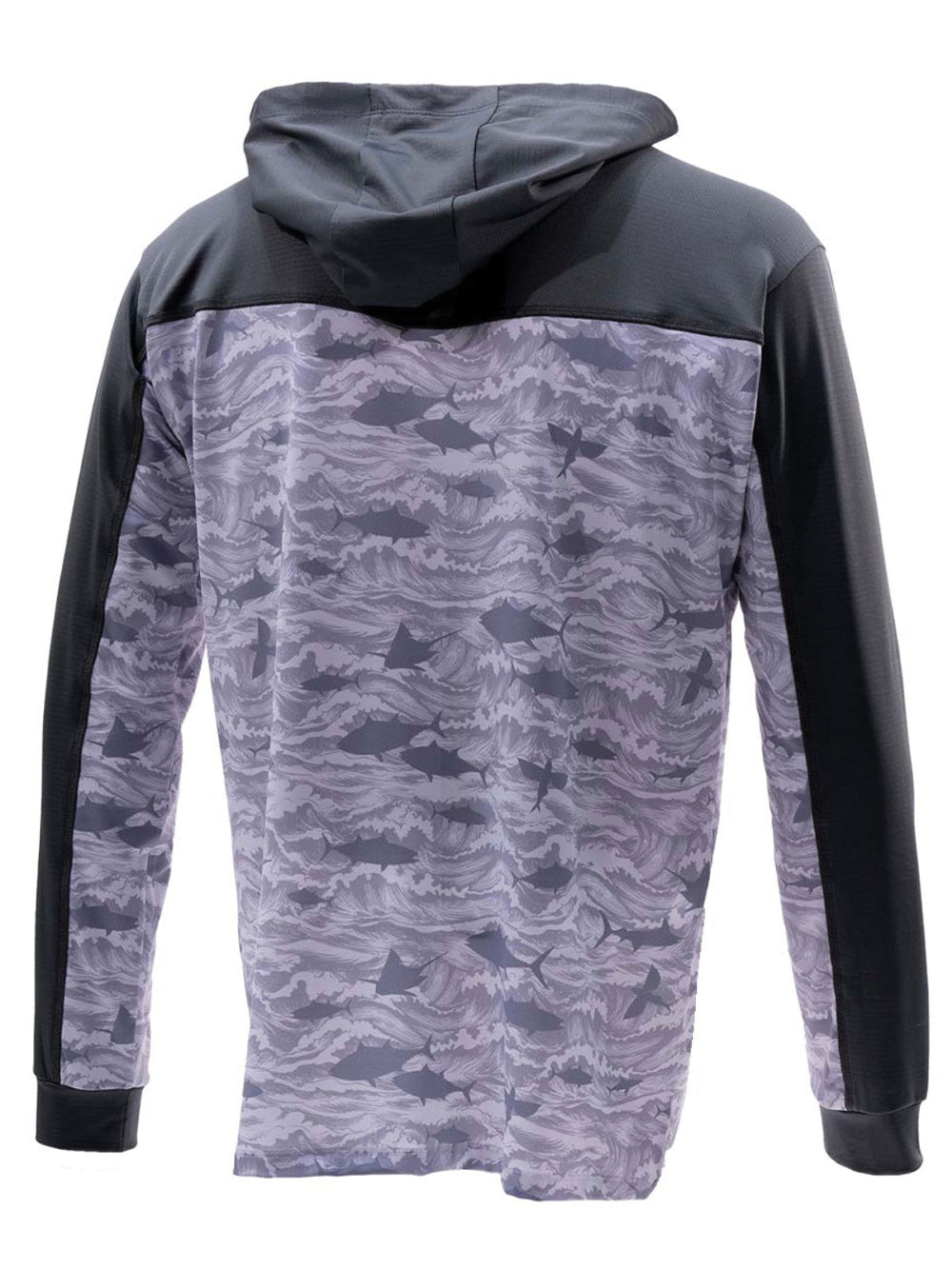 Outrigger Kapüşonlu UV Korumalı Performans T-Shirt - Signature Beyaz