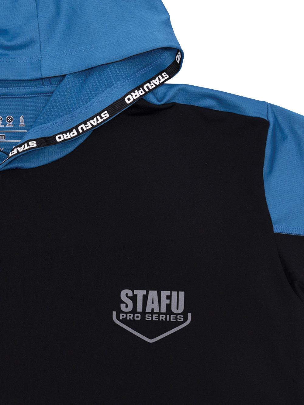 Outrigger Hooded UV Protection Performance T-Shirt - Black