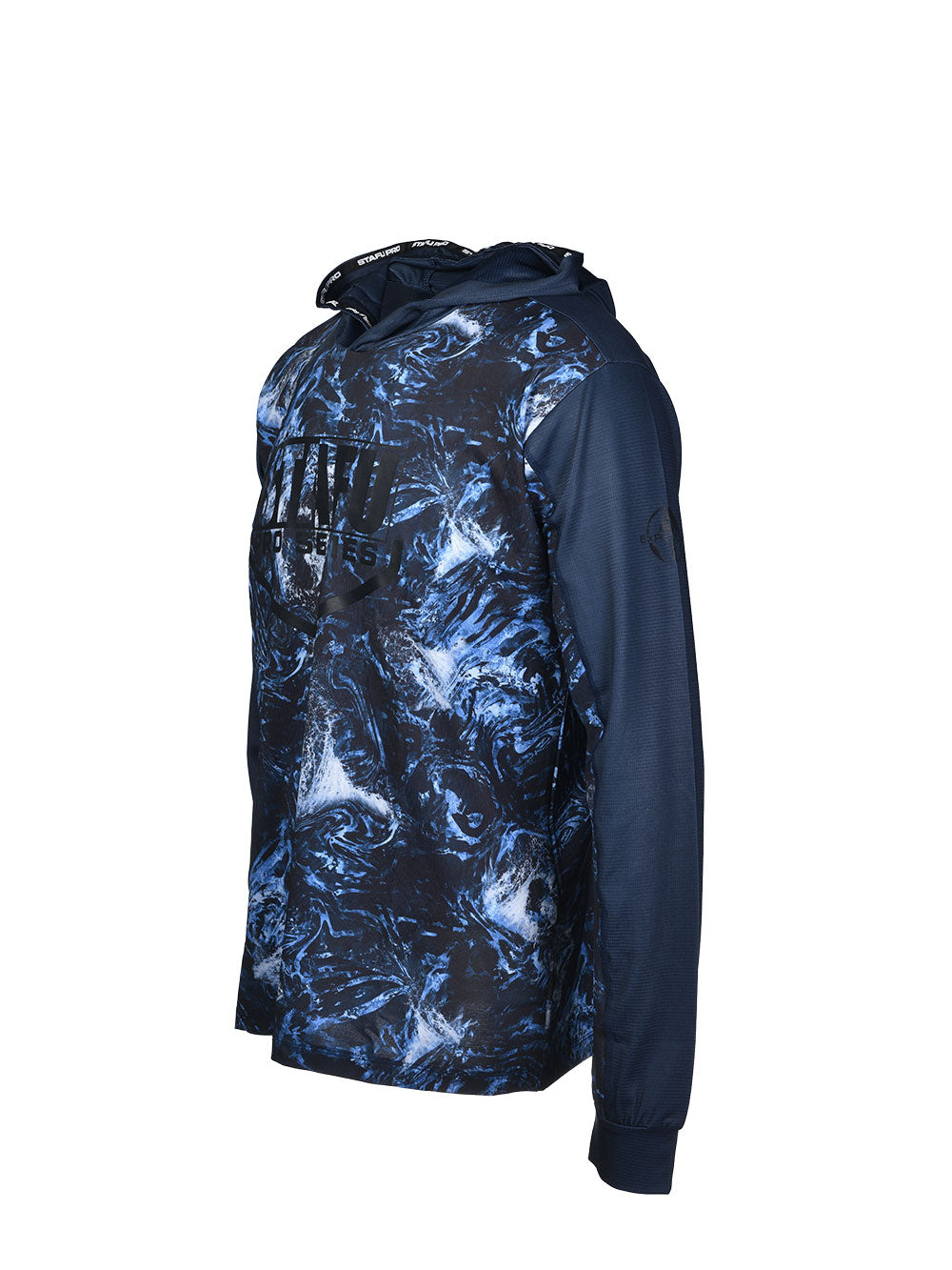 Outrigger Hooded UV Protection Performance T-Shirt - Dark Storm
