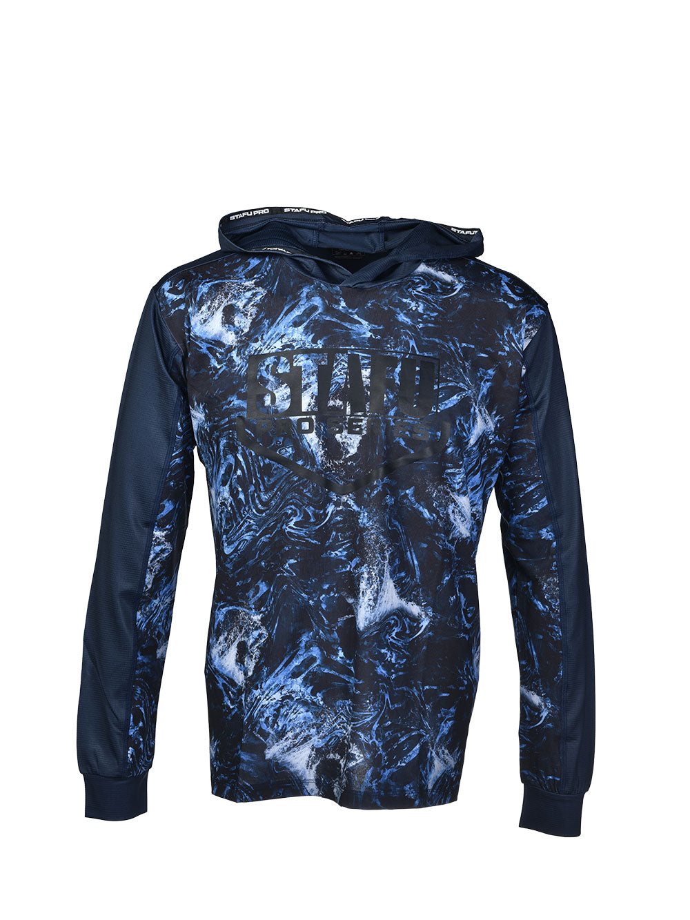 Outrigger Hooded UV Protection Performance T-Shirt - Dark Storm