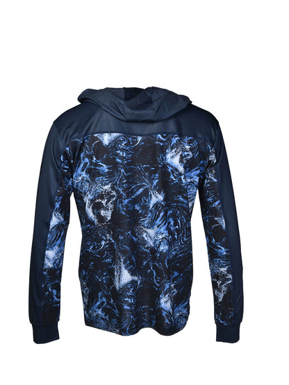Outrigger Hooded UV Protection Performance T-Shirt - Dark Storm