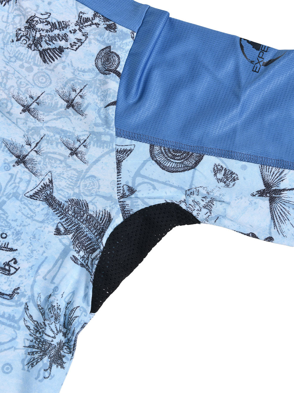 Outrigger Hooded UV Protection Performance T-Shirt - Paleo Blue