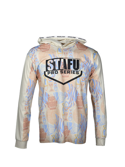 Outrigger Kapüşonlu UV Korumalı Performans T-Shirt - Samoa Yellow