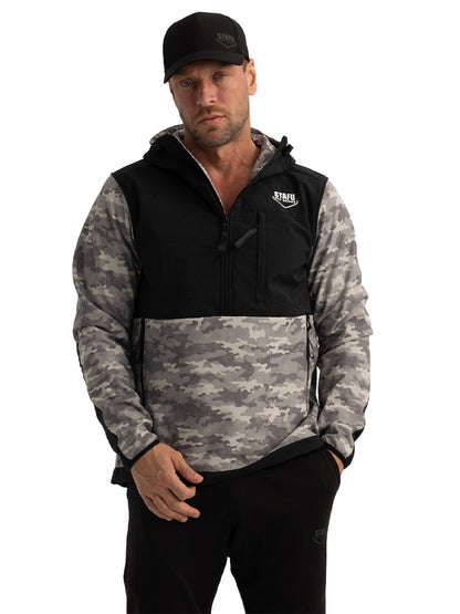 Peak SoftShell Anorak - Camo Gray 
