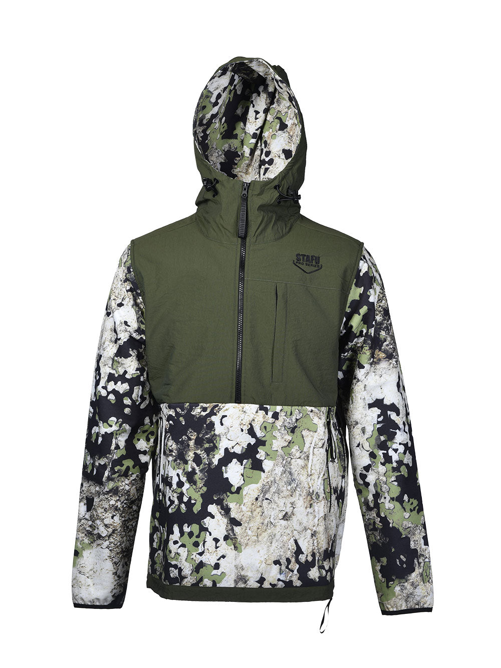 Peak SoftShell Anorak - Birch Camo Gray 
