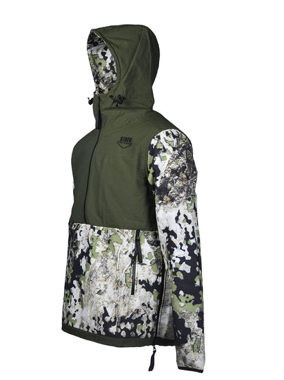 Peak SoftShell Anorak - Birch Camo Gray 