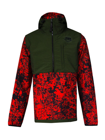 Peak SoftShell Anorak - Blaze "STAFUPRO" Logo