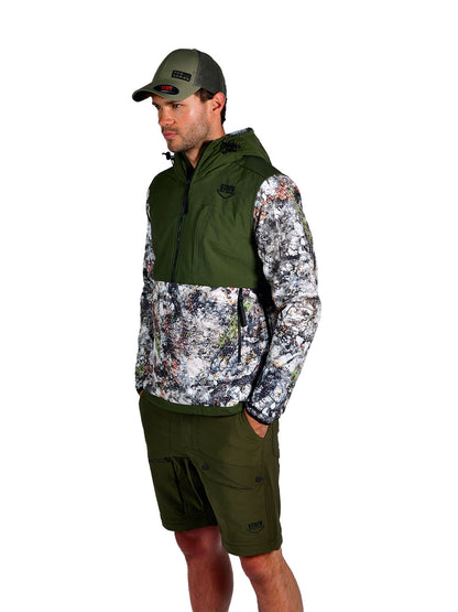 Peak SoftShell Anorak - Siberian Camo Gray 