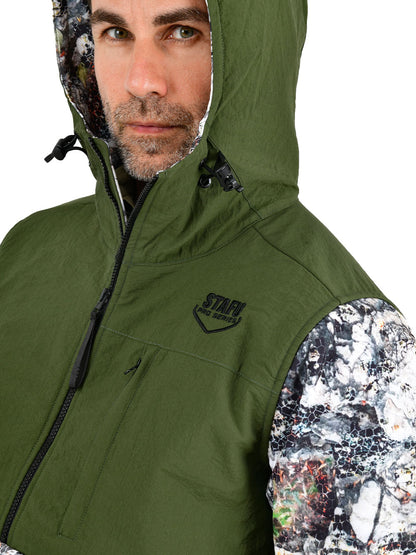 Peak SoftShell Anorak - Birch Camo Gray 