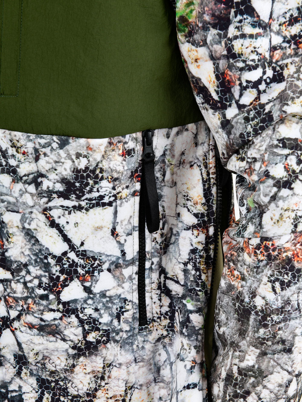 Peak SoftShell Anorak - Birch Camo Gray 