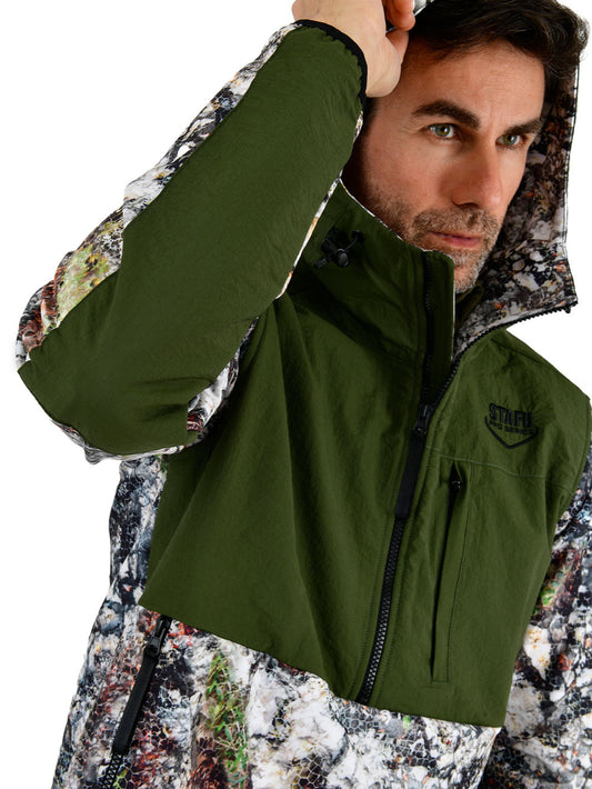 Peak SoftShell Anorak - Birch Camo Gray 