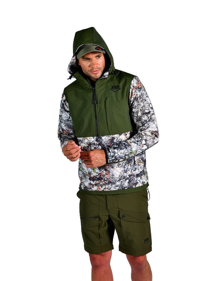 Peak SoftShell Anorak - Siberian Camo Gray 