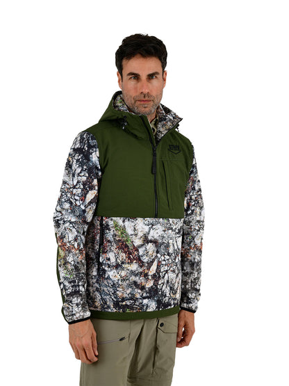 Peak SoftShell Anorak - Birch Camo Gray 