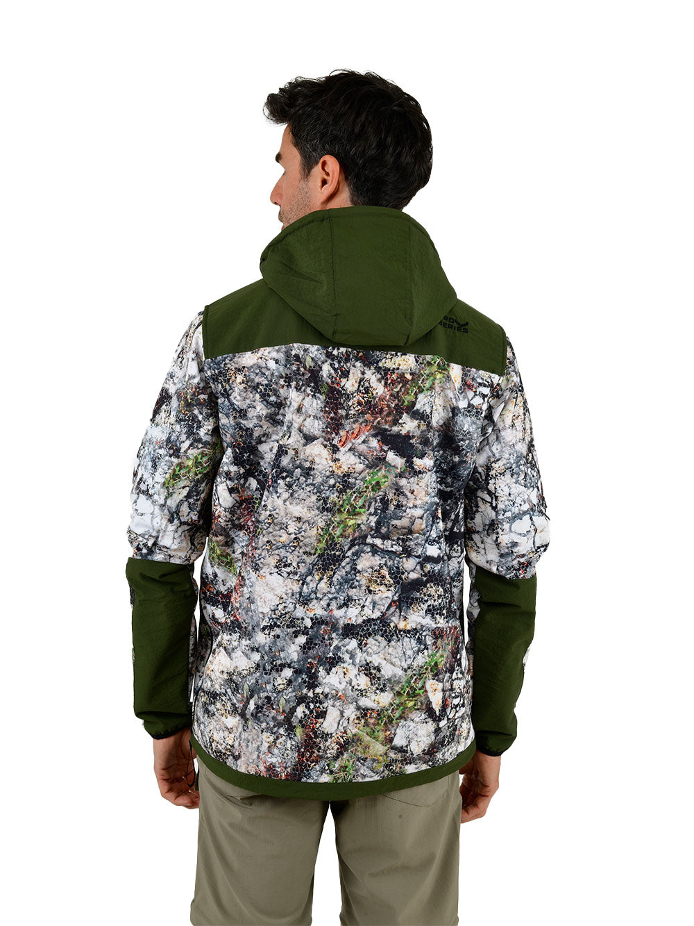 Peak SoftShell Anorak - Birch Camo Gray 