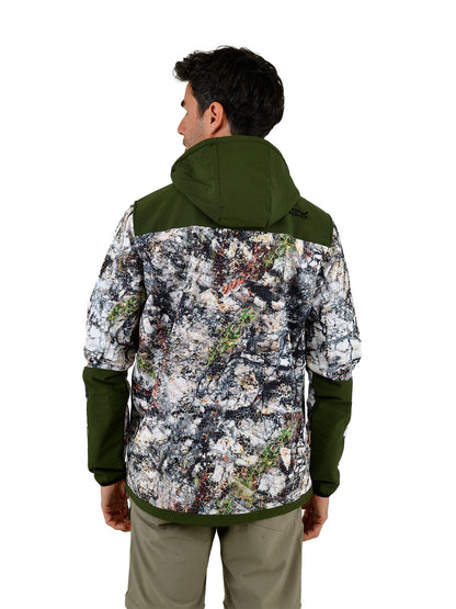 Peak SoftShell Anorak - Birch Camo Gray 