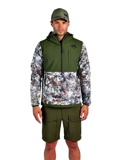 Peak SoftShell Anorak - Siberian Camo Gray 