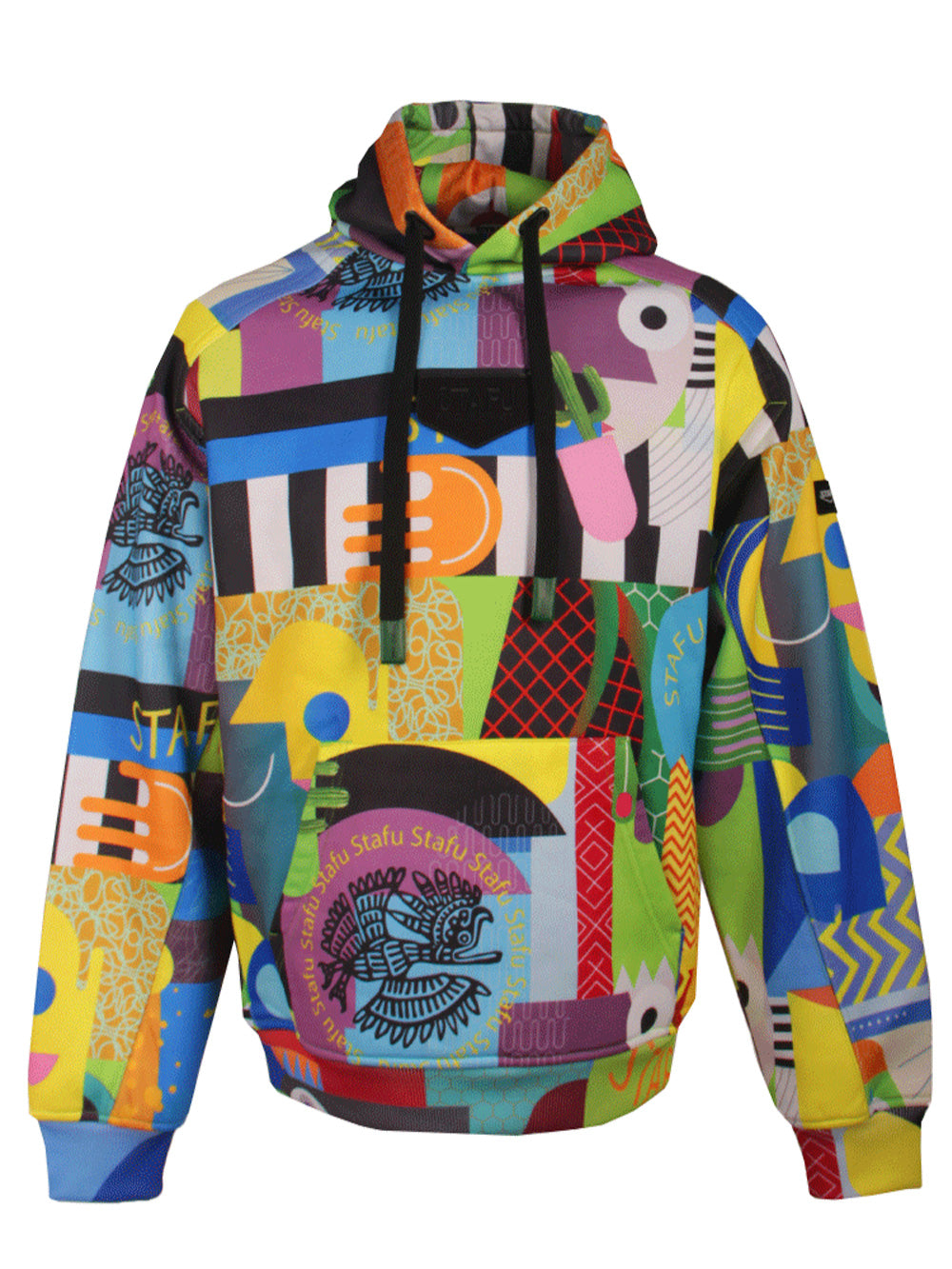 Prime Hooded Sweatshirt - Colorful Faces