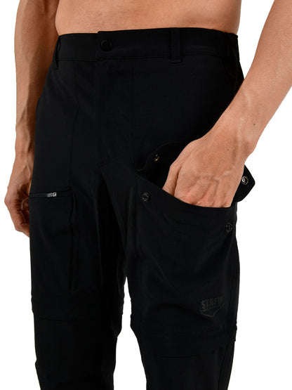Protrek Erkek Dönüştürülebilir Pantolon – Şort/Pantolon 2’si 1 Arada-Siyah
