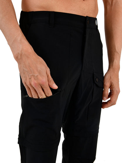 Protrek Erkek Dönüştürülebilir Pantolon – Şort/Pantolon 2’si 1 Arada-Siyah