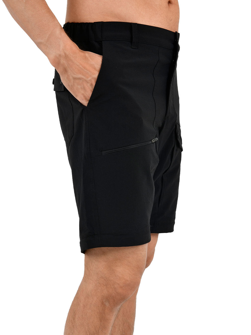 Protrek Erkek Dönüştürülebilir Pantolon – Şort/Pantolon 2’si 1 Arada-Siyah