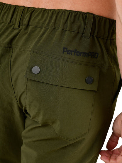 Protrek Erkek Dönüştürülebilir Pantolon – Şort/Pantolon 2’si 1 Arada-Yeşil