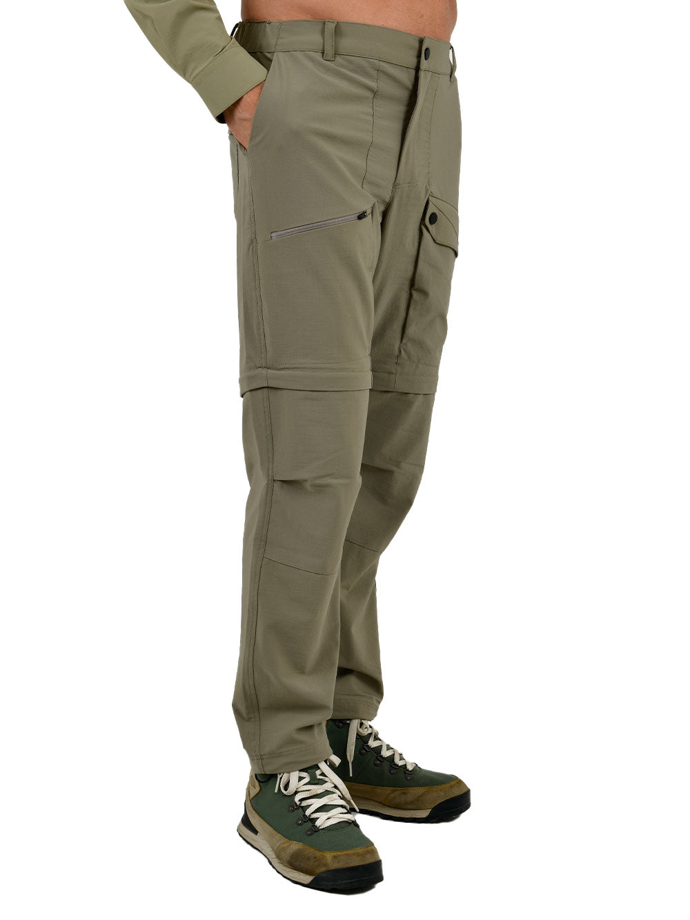 Protrek Erkek Dönüştürülebilir Pantolon – Şort/Pantolon 2’si 1 Arada-Haki
