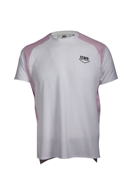 Reeftech Kısa Kollu Performans T-Shirt - Beyaz - Mor