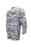 Apex v2 Long Sleeve Fishing Shirt - Camo Fish - Grey