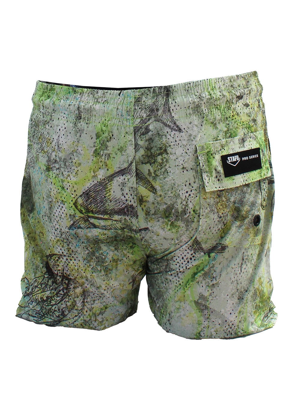 Salty Dog Jr. Hızlı Kuruyan Mayo Şort - Hammerhead Lime - Stafu Pro Series